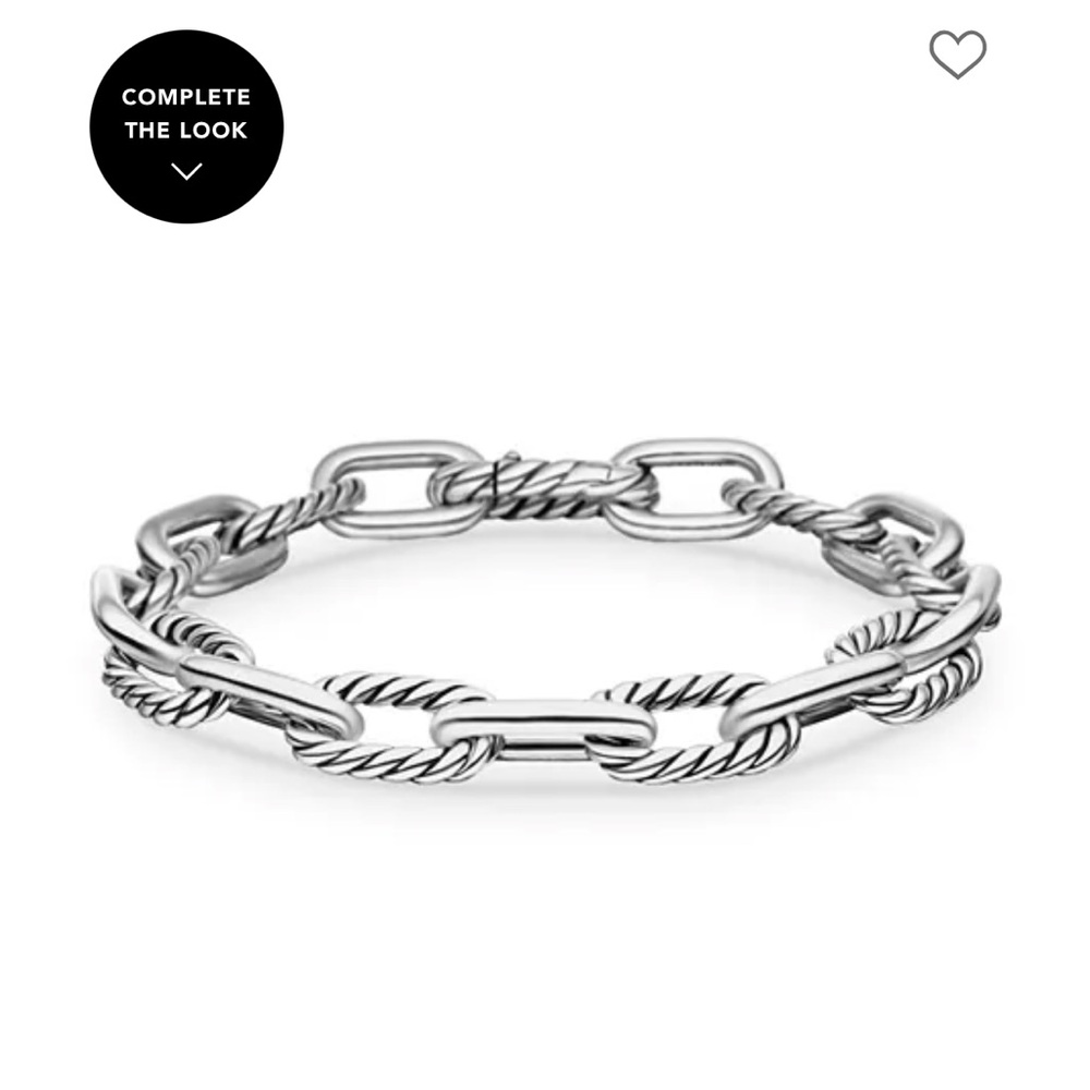 DY Madison Chain Small Bracelet in Sterling Silver, 8.5mm